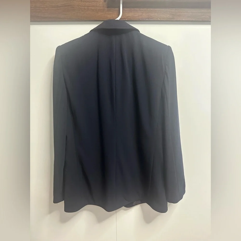 Giorgio Armani Borgo 21 Wool Blazer Jacket 42 IT Navy Blue Made in Italy - Picture 8 of 9